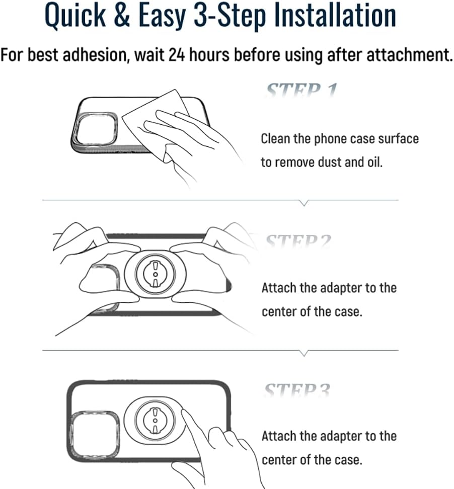 Mobile Phone Adapter Compatible with Garmin Edge Bike Mount - Secure Quarter-Turn Closure, Strong 3M VHB Adhesive for Quick Smartphone Attachment to Mtb/Road Bike/Mountain Bike Mount image number 3