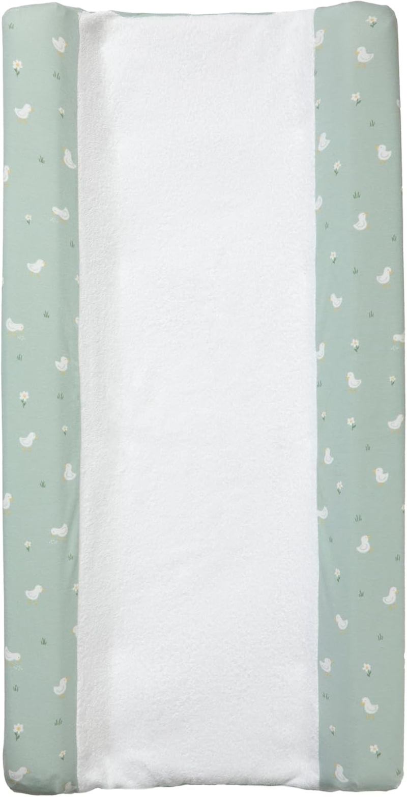 Living Textiles Baby Change Mat Cover 53&times;80&times;11 Cm &ndash; 100% Cotton Jersey with Absorbent Terry Centre, Elasticated Fit, Oeko-Tex Certified & Machine Washable (Bohemian Bliss)