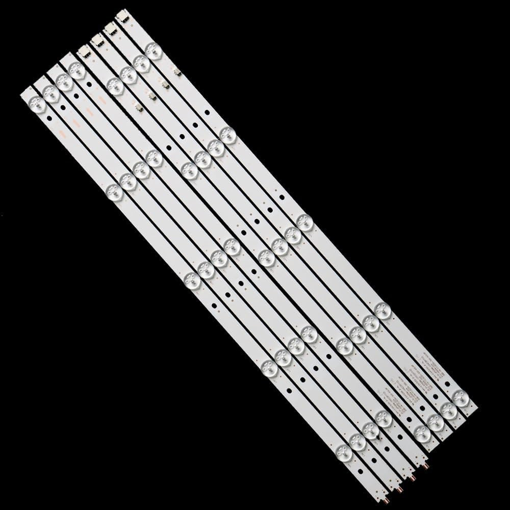 2TV(16PCS) for 50" LCD TV JS-D-JP50DM-101EC(81112) R72-50D04-024 988-14-1T/3030-300-6.6/4P 94V-0 E125436JF-AL 988Mm 10Leds 6V (Color : 1Tv(8Pcs))