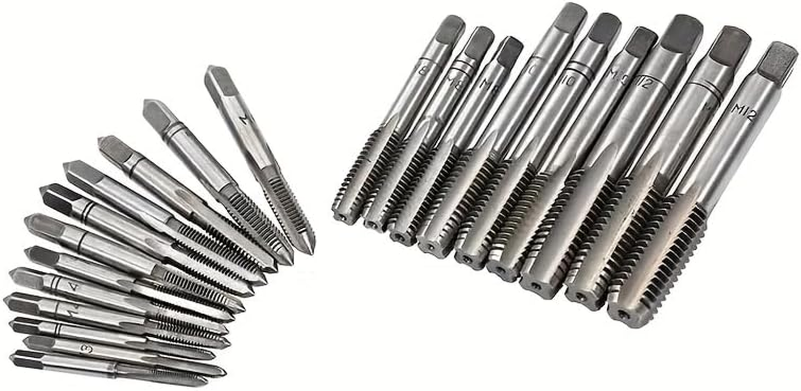 Tap and Die 32Pcs Set VS24-2 Metric Threading Tool Kit with Metal Storage Case for Cutting External and Internal Threads in Steel Includes Taps Dies Wrenches Screw Pitch Gauge and Screwdrivers image number 3