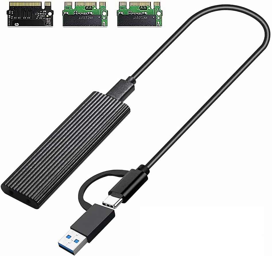 JESWO M.2 Nvme/Ngff SSD Enclosure 10Gbps USB 3.2 Gen 2 for M Key/ B Key/B+M Key Solid State Drive External Case Support 2230/2242 /2260/2280 Ssds image number 1