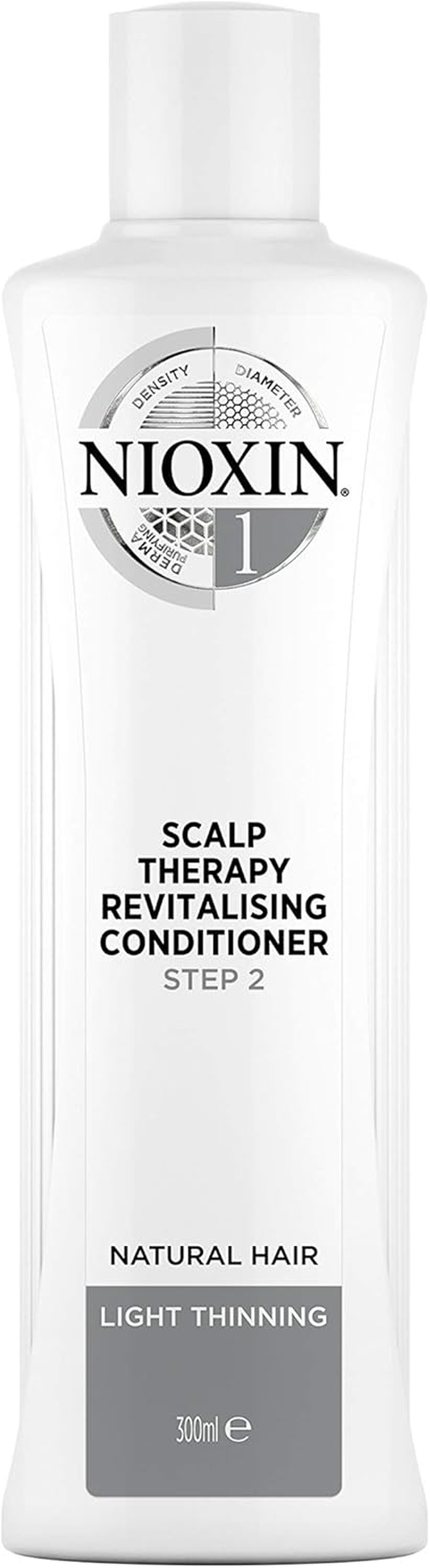 Nioxin System 1 Scalp Therapy Revitalising Conditioner for Natural Hair with Light Thinning, 300Ml image number 5