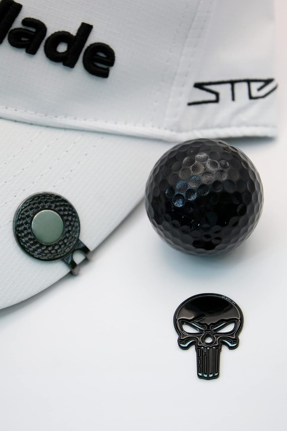 MULLIGAN HOOLIGAN &middot; Golf &middot; Gift Store EST. 2021 Golf Ball Marker + Magnetic Hat Clip, Unique Golf Gift, Premium Quality, the for Your Favorite Golfer, Golf Accessories for Any Occasions (Skull) image number 3