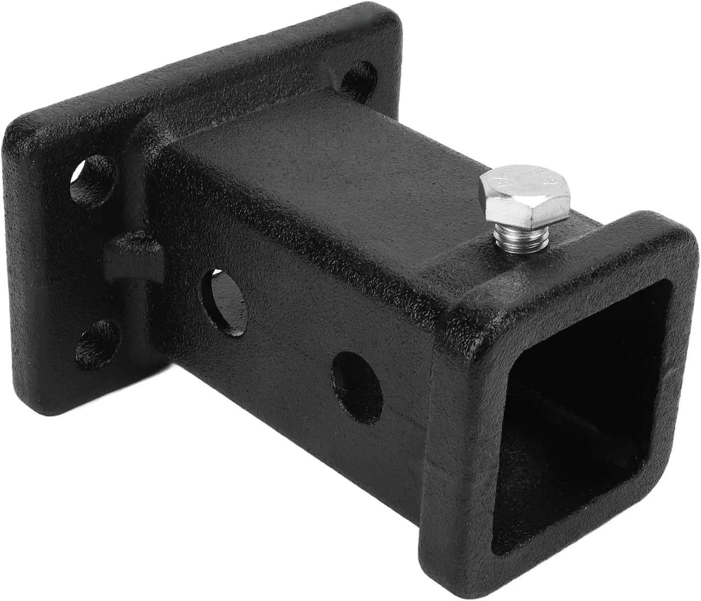 Universal Trailer Receiver Tube, Moulded Steel, 52X52Mm Square Opening, 130Mm Height, Screw-On Hitch Mount for Pickup Trucks image number 6