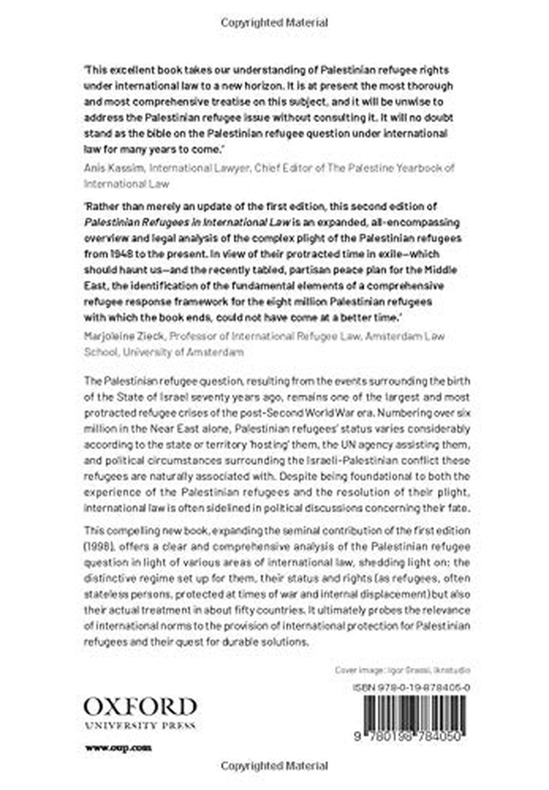 Palestinian Refugees in International Law image number 2