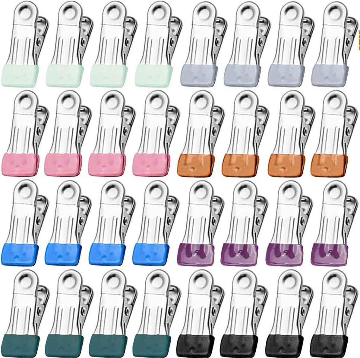 Vivoglow 32-Pack Stainless Steel Pegs for Home Organization & Kitchen image number 6