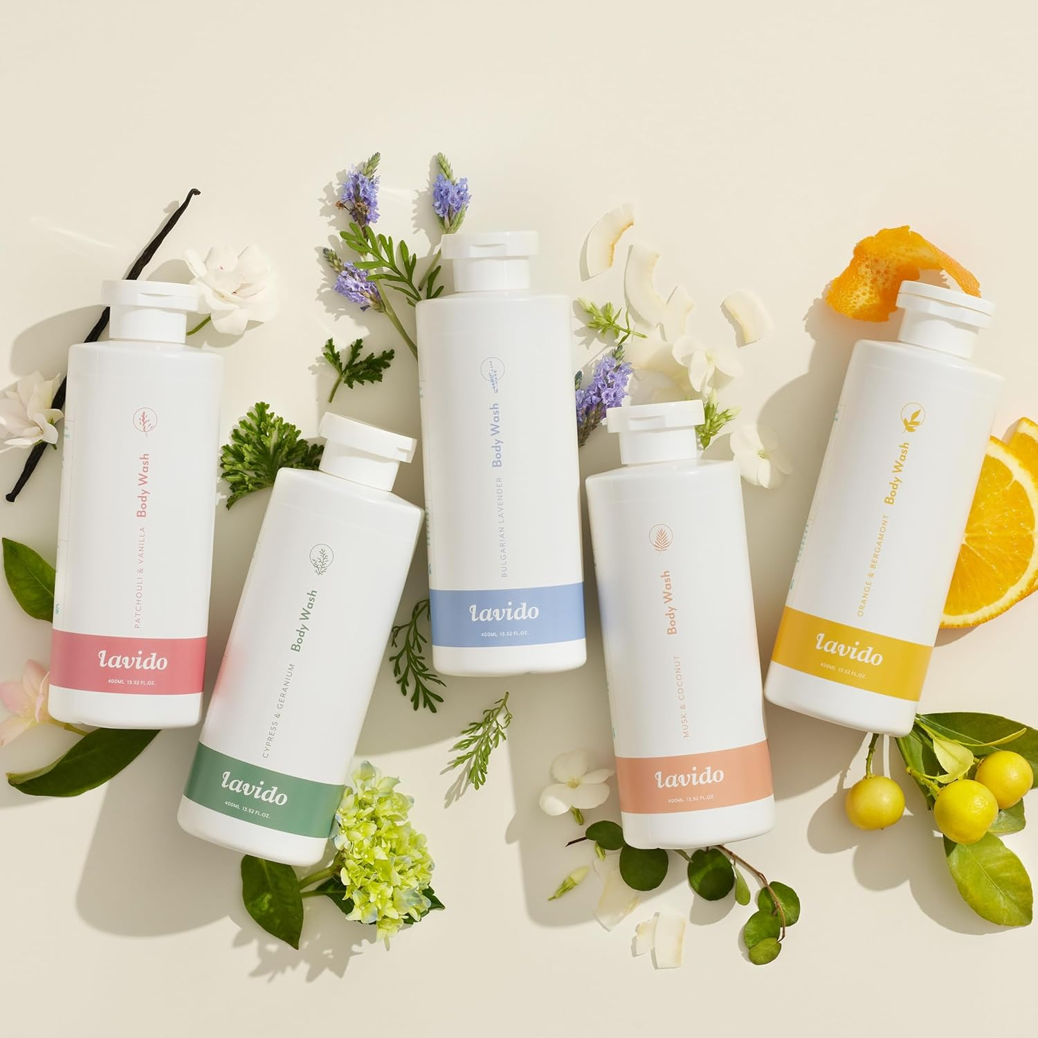 Lavido Intoxicating Body Wash - Patchouli & Vanilla 400Ml image number 1