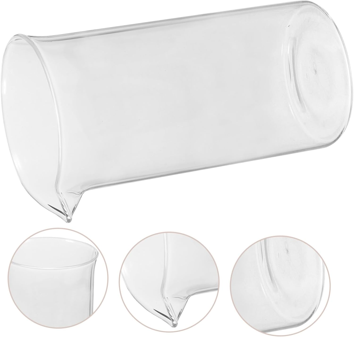 MOLUCKFU Coffee Press Replacement Mug 350Ml Glass Beaker with Handle and Filter Screen Cafetiere 6 Cup Espresso Coffee Pot Beaker for Home and Office Brewing image number 6