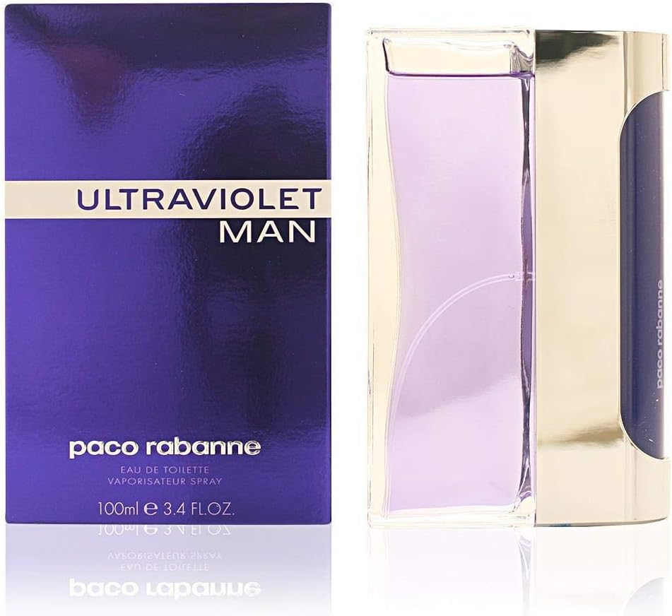 Ultraviolet Men Eau-De-Toilette Spray by Paco Rabanne, 3.4 Ounce