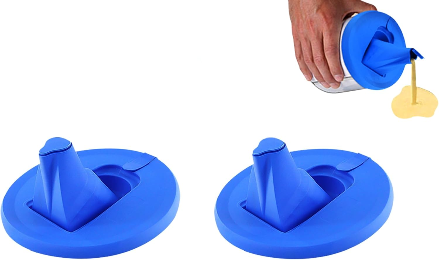 Pour and Store Gallon Paint Can Lid (2 Pack)