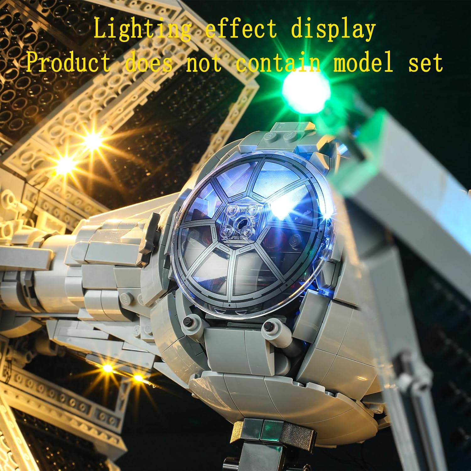 GEAMENT LED Light Set Compatible with  Tie Interceptor 75382 (Model Set Not Included) image number 1