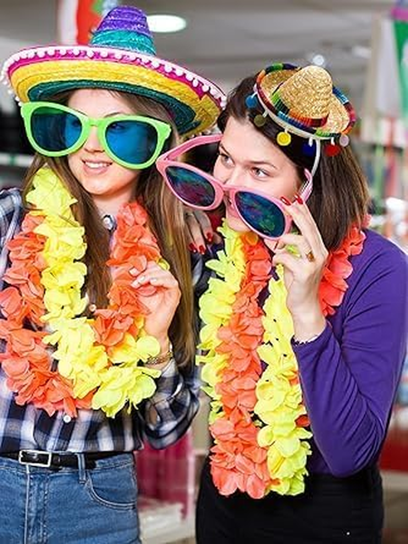 Sombrero Party Hats, Classic Cinco De Mayo Mini Mexican Hat with Headband for Fiesta Party Costume image number 5