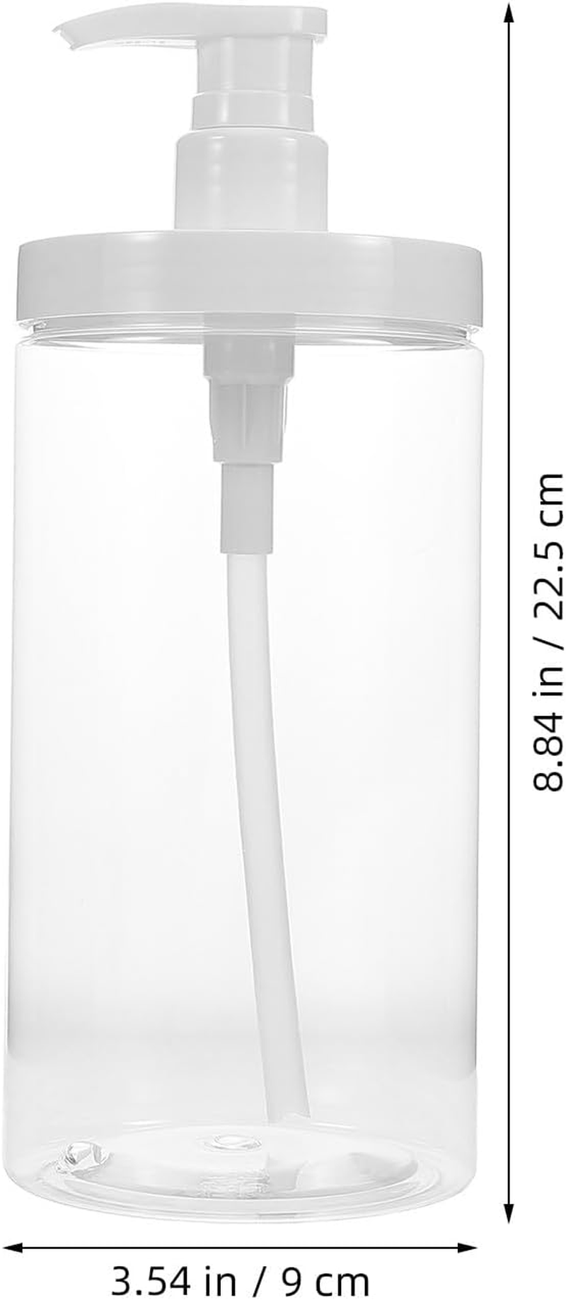 Holibanna 1000Ml Refillable Shower Gel Bottle with Pump Dispenser, Travel Liquid Container for Shampoo, Body Wash, and Lotion, Portable Travel Pump Bottle for Camping and Gym image number 5