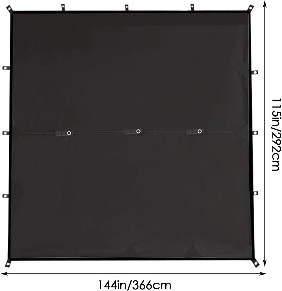 Camping Tarp,Backpacking Tarp - Survival Equipment with Storage Bag Rain Shelter Waterproof Tarpaulin for Hiking Backpacking Lawn Outdoor Park Beach Activities image number 6