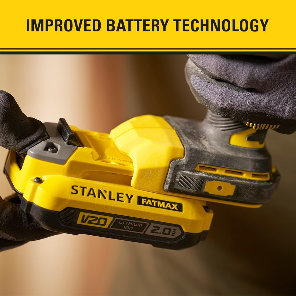 STANLEY FATMAX V20 | 18V Brushless 3/8&Prime; Impact Wrench - Compact High‑Torque for Automotive Repair, Bare Unit