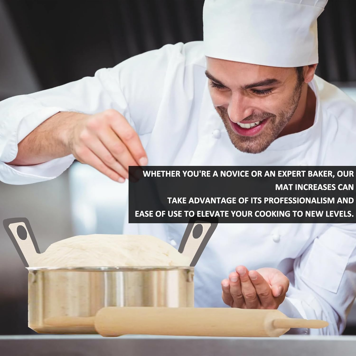 Silicone Bread Sling Oval and round for Dutch Oven, KITMAL Non Stick Reusable Silicone Baking Mat with Long Handles Sourdough Bread Baking Supplies and Making Tools, Gray image number 2