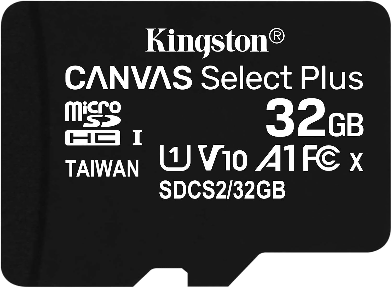 Kingston Canvas Select plus Microsd Card SDCS2/32 GB SP Class 10 image number 1