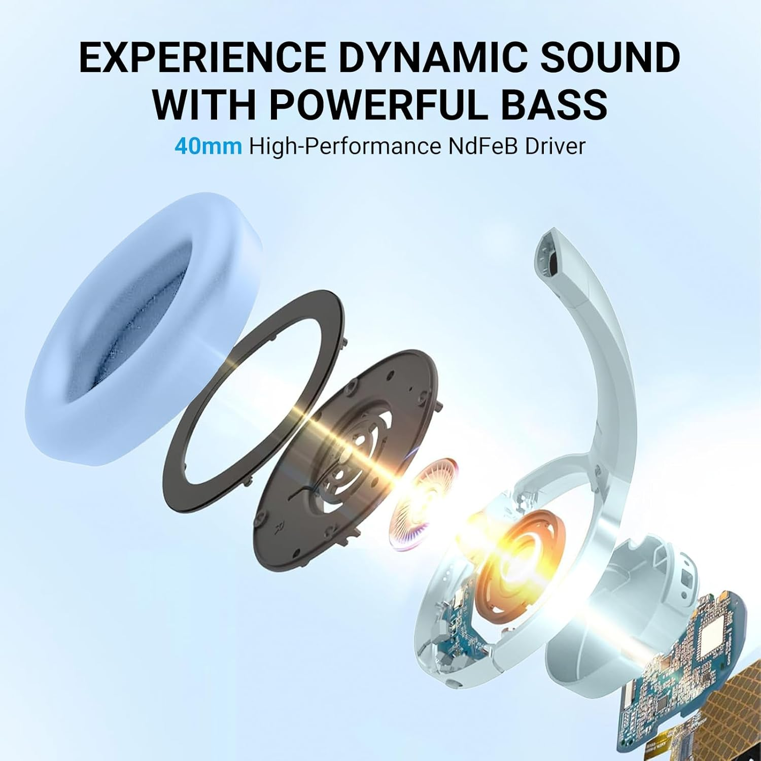 Edifier W600BT over Ear Headphones Blue