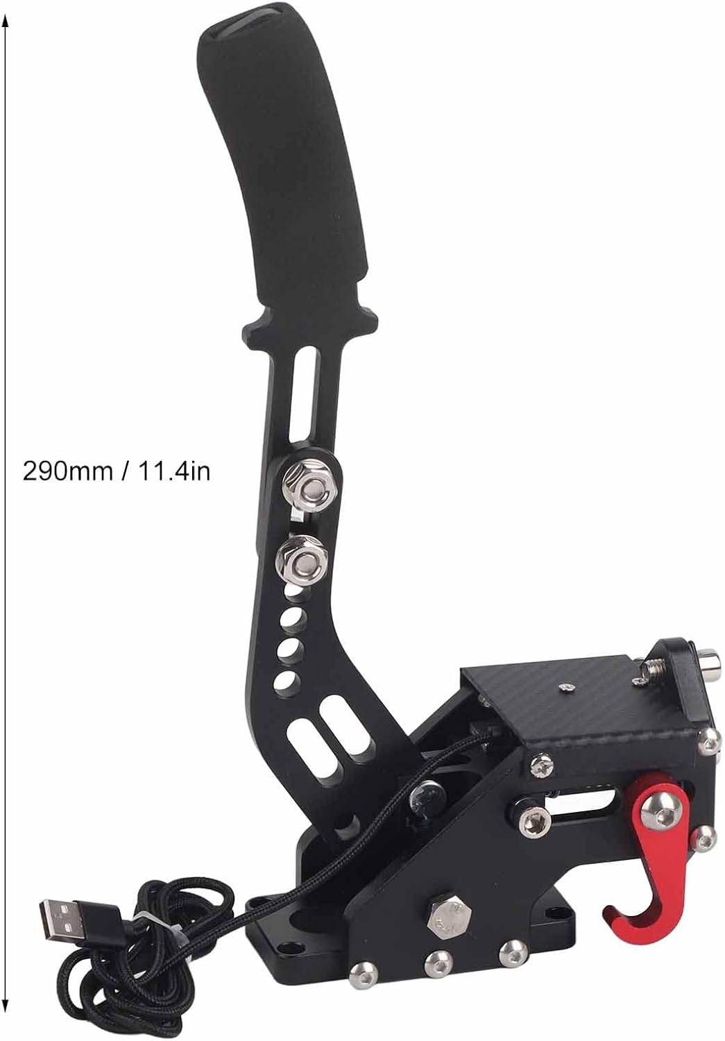 Hydraulic Handbrake Drift, 14Bit PC USB Racing Emergency Brake Parking Emergency Brake Lever Fit for Logitech Racing Games G27 G25 G29 T500 T300 Fanatecosw Lfs Dirt Rally image number 4