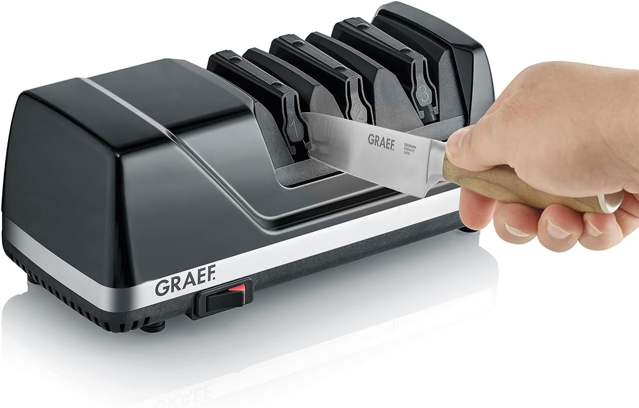 GRAEF CX125 Knife Sharpener 15&deg; Grinding Angle Black image number 1