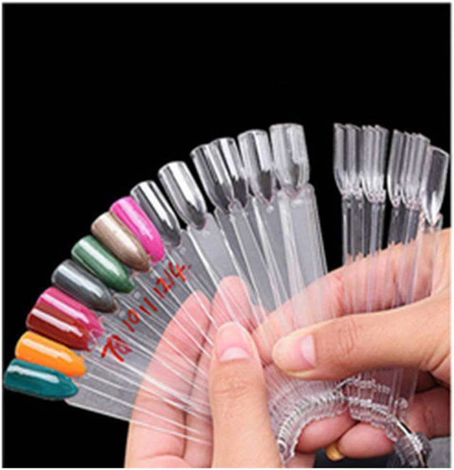 Nail Polish Colour Palette Display Card Set for Nail Art Design (Transparent) image number 3