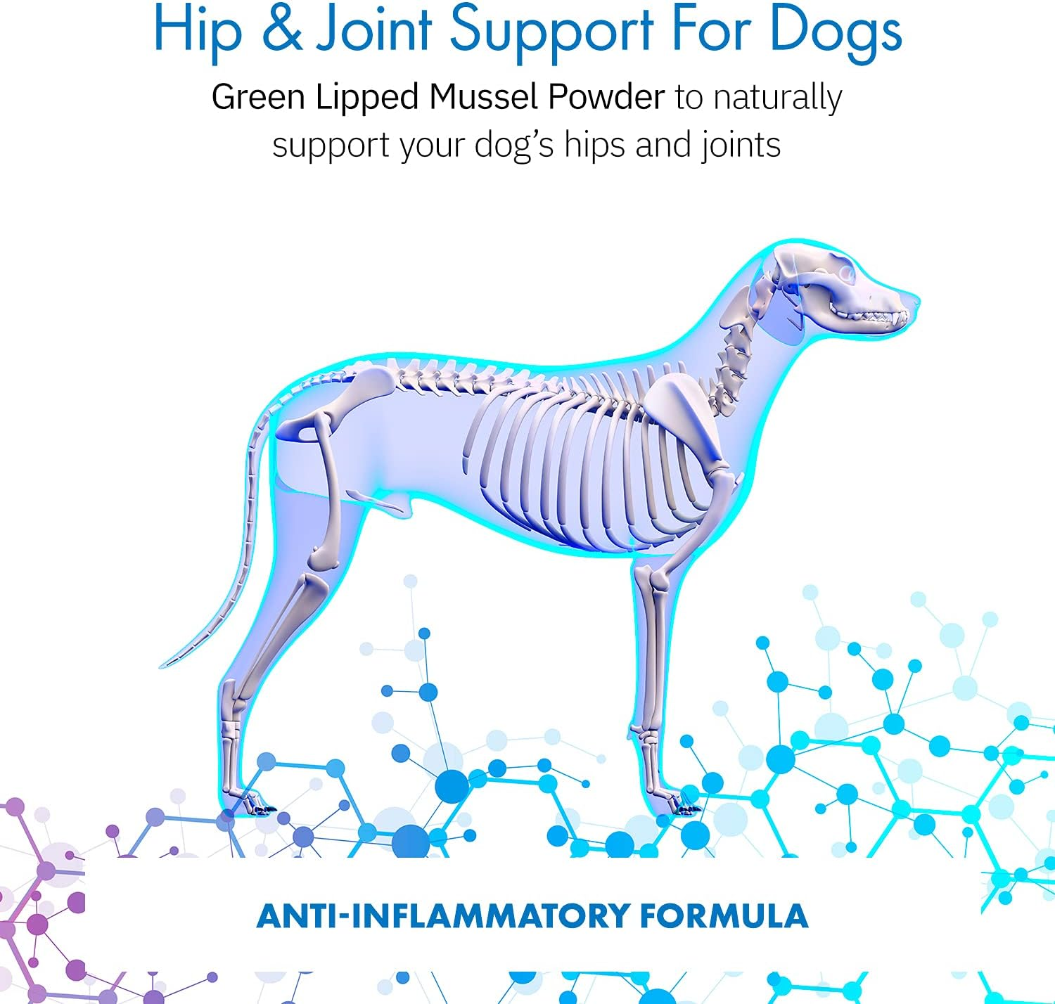 Green Lipped Mussel Powder for Dogs, All-Natural Hip & Joint Support Dietary Supplement Formula for Dogs (120 Servings) image number 4