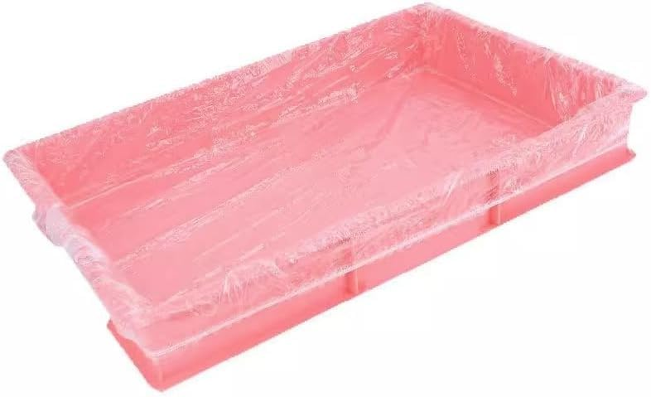 50 X Disposable Cage Liners for Small Animals Cage Liners Guinea Pig Rabbits Bedding Waste & Litter Pan Bags, Plastic Bunny Cage Mat Film image number 3