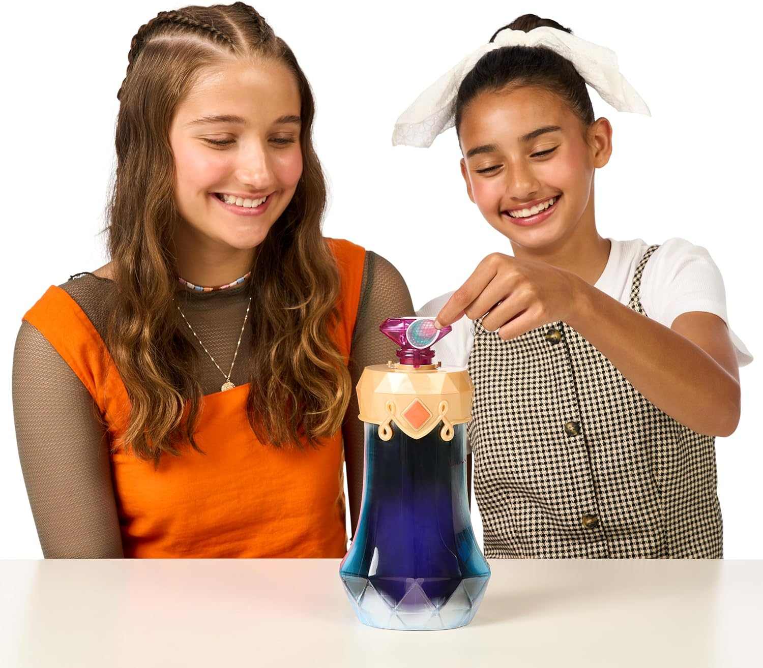Magic Mixies Pixlings. Amber the Dragon Pixling. the Unicorn Pixling Create & Mix a Magic Potion That Magically Reveals a Beautiful 16.5Cm (6.5") Pixling Doll inside a Potion Bottle! image number 1