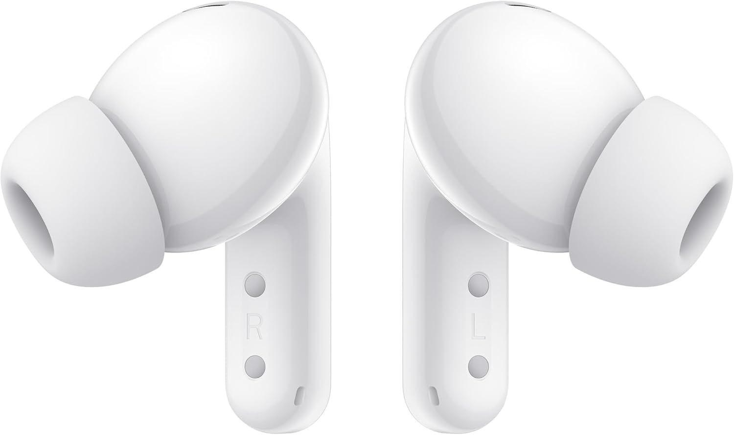 Xiaomi Redmi Buds 5, Bluetooth 5.3 In-Ear Headphones, 46 Db Active Noise Cancellation, up to 40 Hours Battery, Dynamic Driver, 5 ATM Waterproof, White - Black image number 3