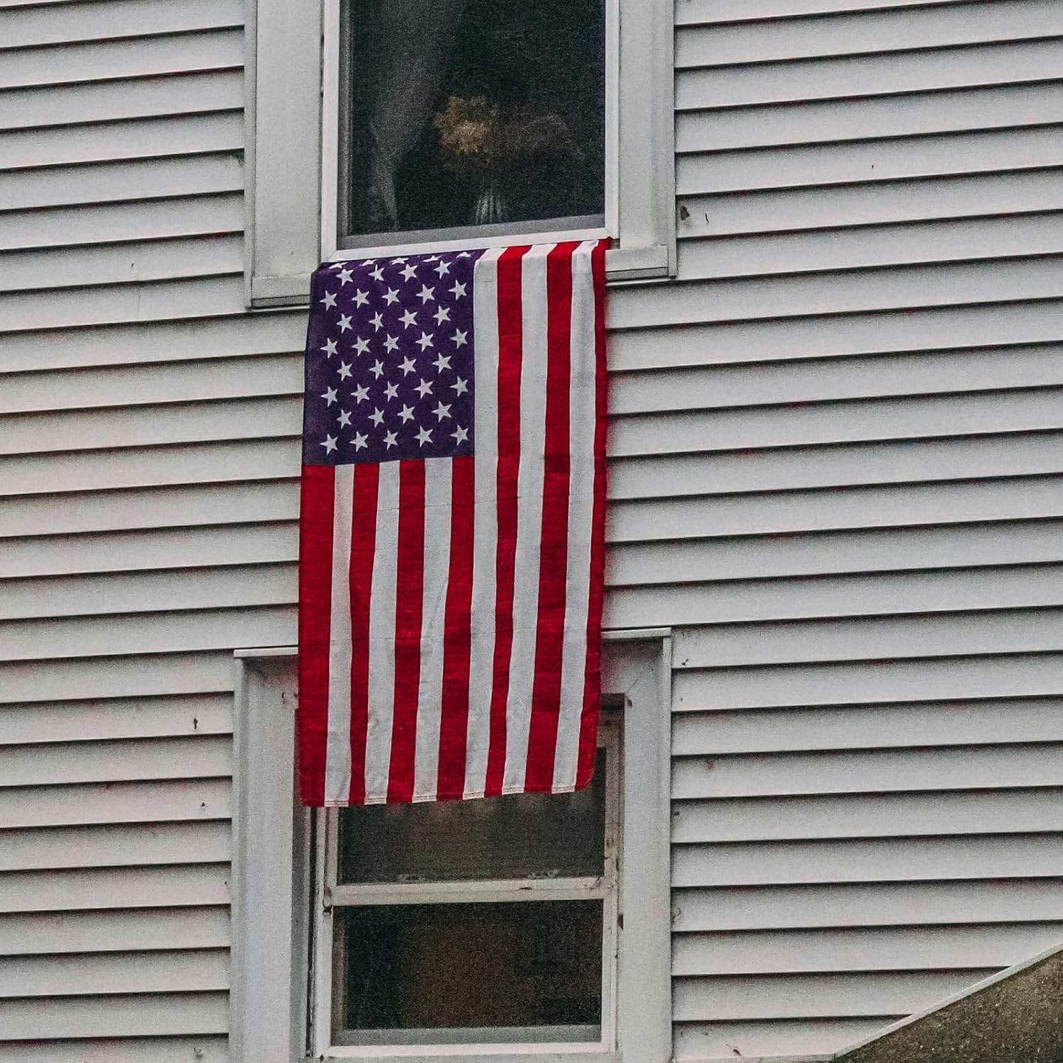 Flagolden Cotton American Flag 2X3 Ft Made in USA, Embroidered Outdoor US United USA Flags Heavy Duty, America Flag for outside with 2 Brass Grommets - 3X5 American Cotton Flag image number 5