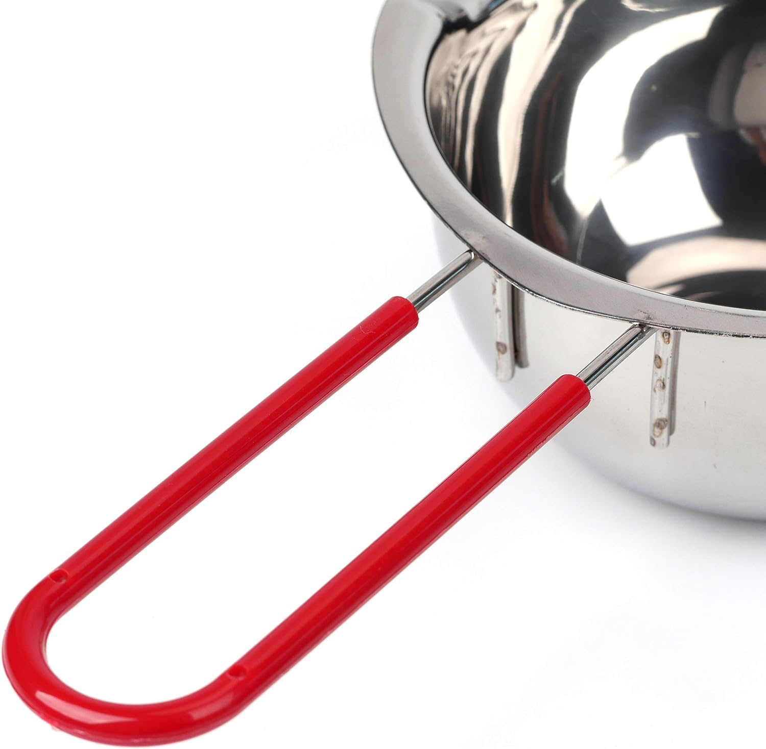 Stainless Steel Double Boiler Pot with Heat-Resistant Handle for Melting Chocolate,Cheese Caramel Soap, Candy and Candle Making (18/8 Steel, 2 Cup Capacity, 480ML) image number 1