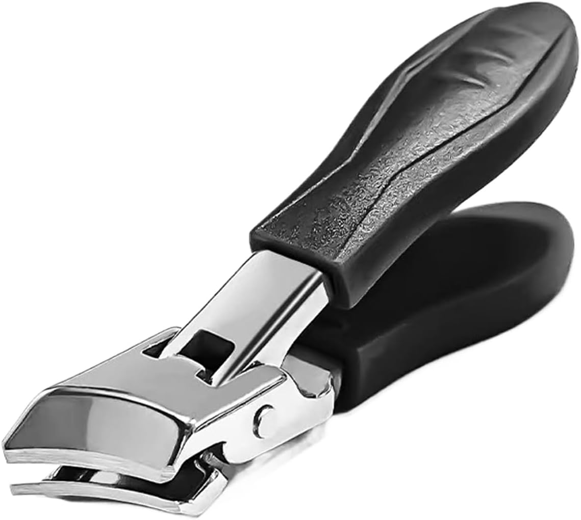 Toenail Scissors for Seniors | Slanted Wide Jaw Opening Fingernail Scissors | Seniors Nails Trimmer Anti-Splash Manicure Pedicure Equipment for Father, Mother