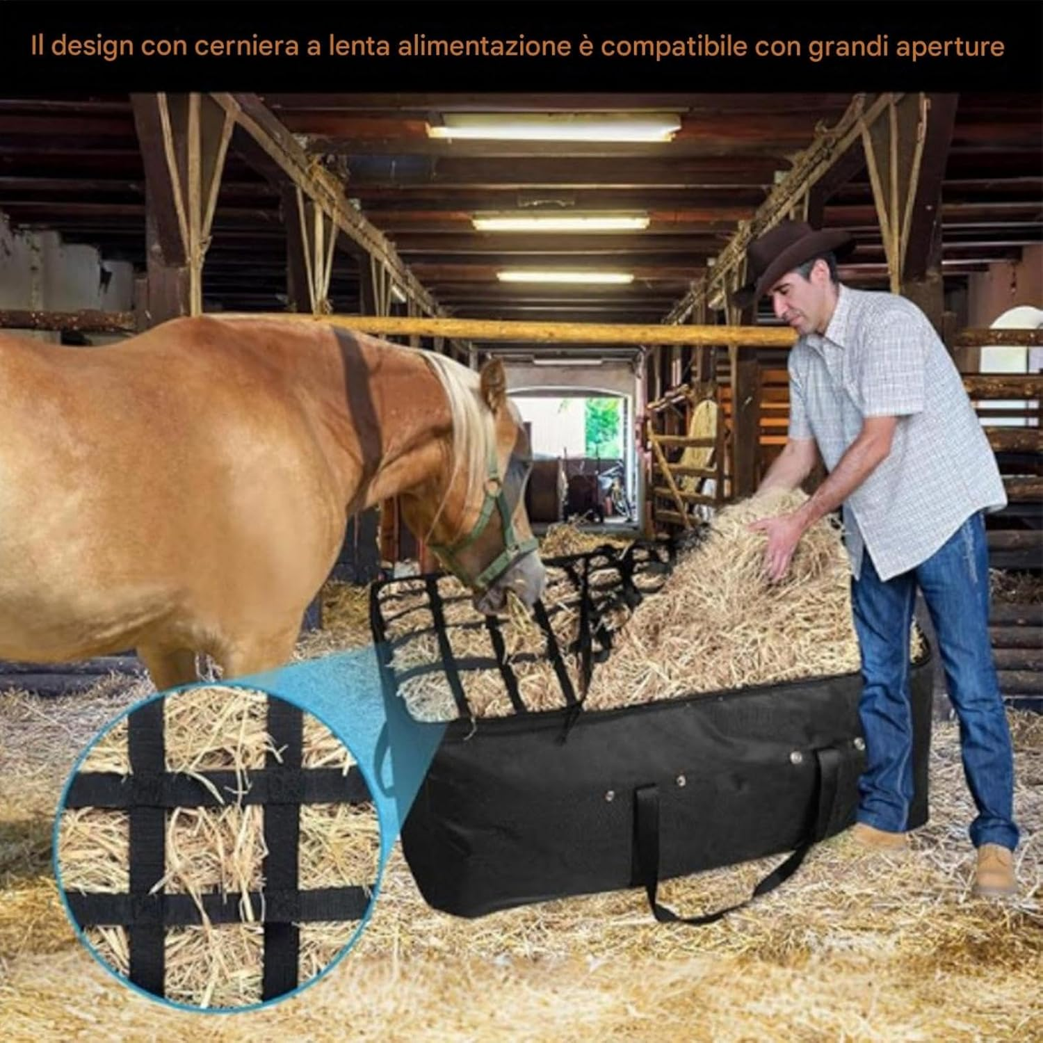 Oxford Oxford Hay Bale Storage Bag Maintenance Bag | Waterproof and Extra Large Hay Storage Container for Transport and Protection image number 3