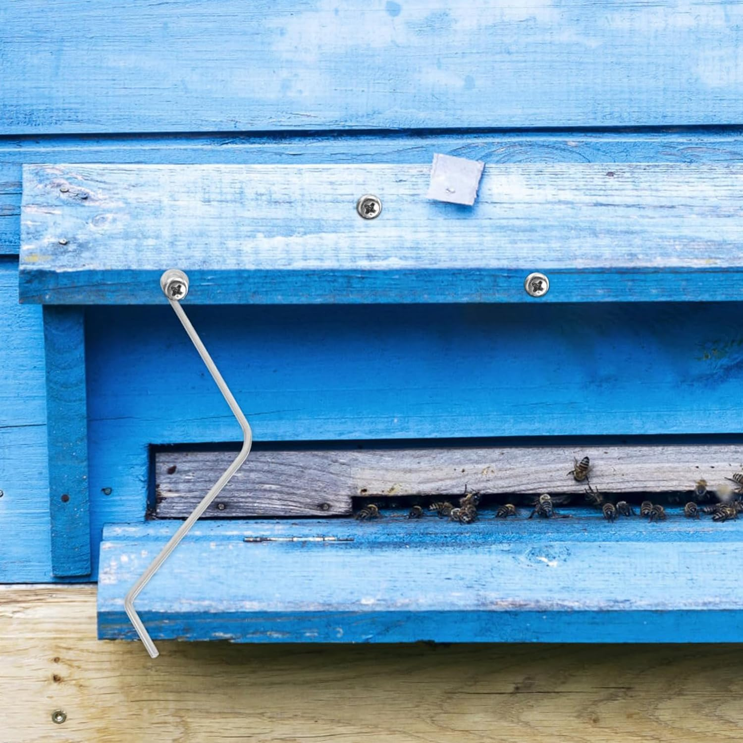 10PCS Beehive Frame Spring Clamps, Durable Bee Hive Connectors for Quick Frame Assembly, Secure Holding Beekeeping Supplies for Beekeepers (15.50X3.50X0.30) image number 6