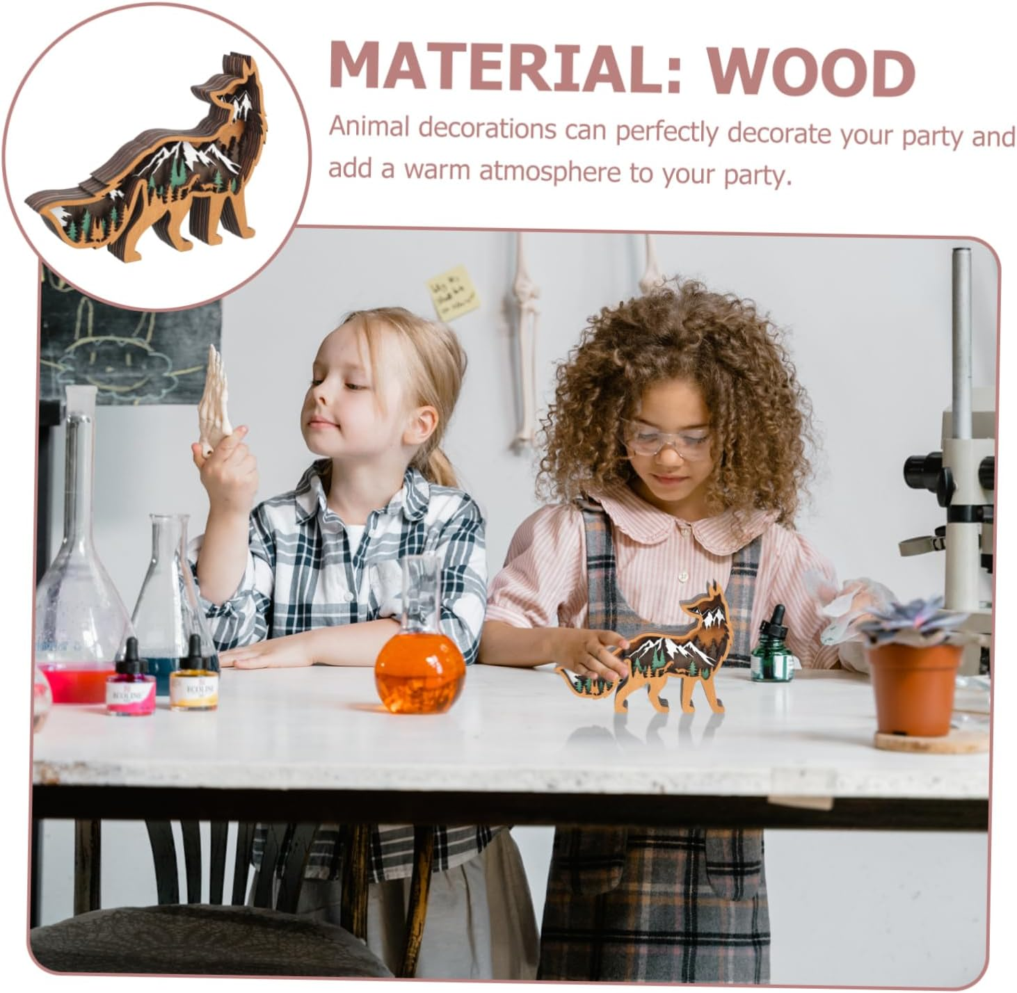 Craft Christmas Ornaments Multi-Layer Animal Decor Felt Christmas Tree Decorations image number 1