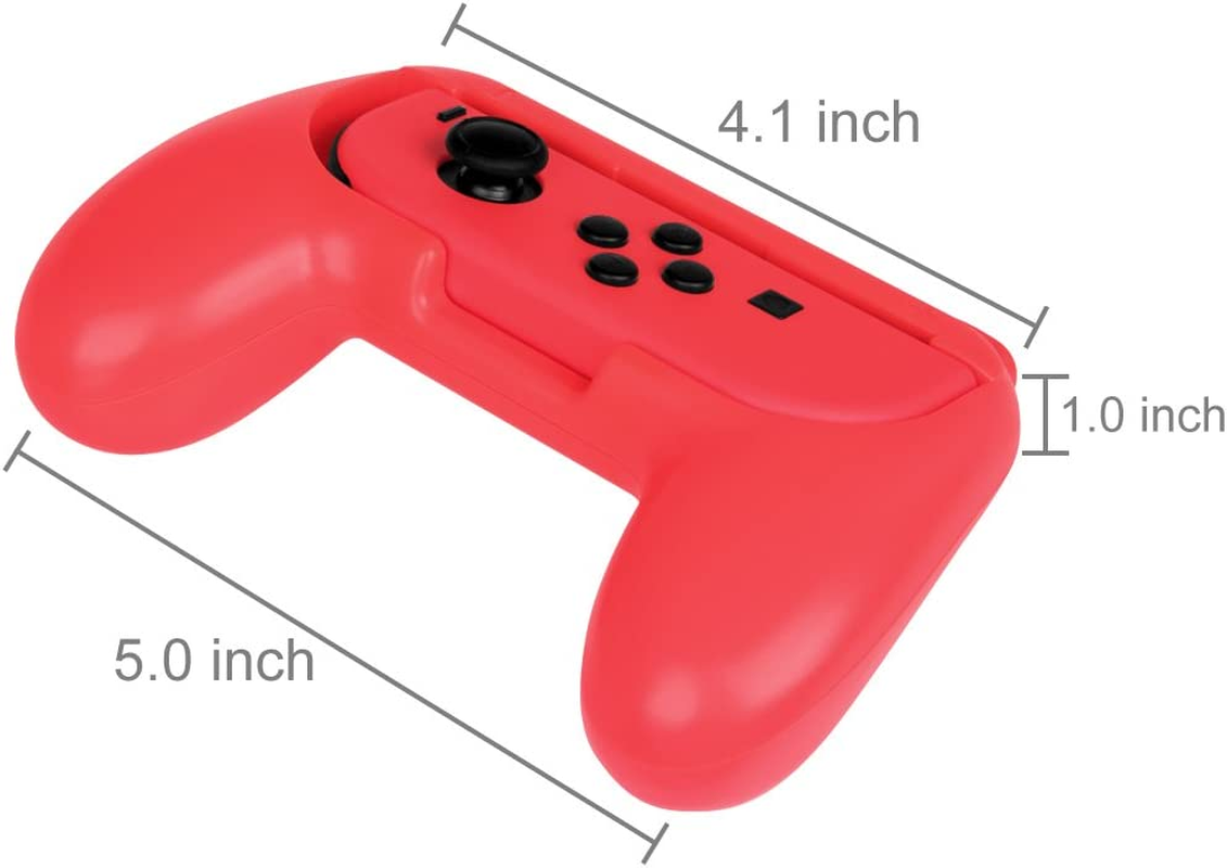 Fintie Grip for Nintendo Switch Joy-Con, [Ergonomic Design] Wear-Resistant Comfort Game Controller Handle Kit for Nintendo Switch Joy Con (2-Pack) image number 2
