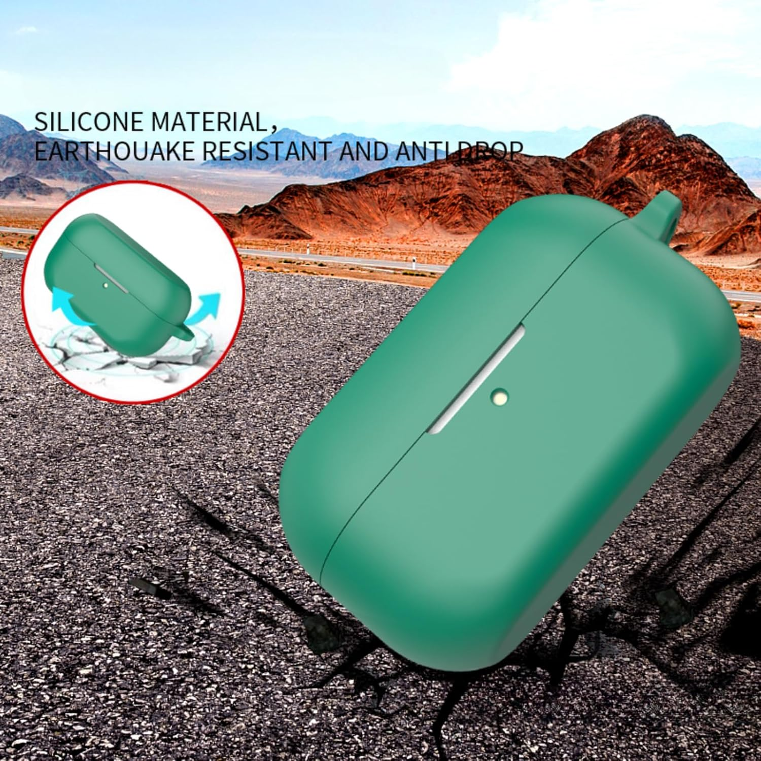 Headphone Cover for Technics EAH-AZ100 Silicone Case Drop-Proof and Dust-Proof Headphone Case image number 6