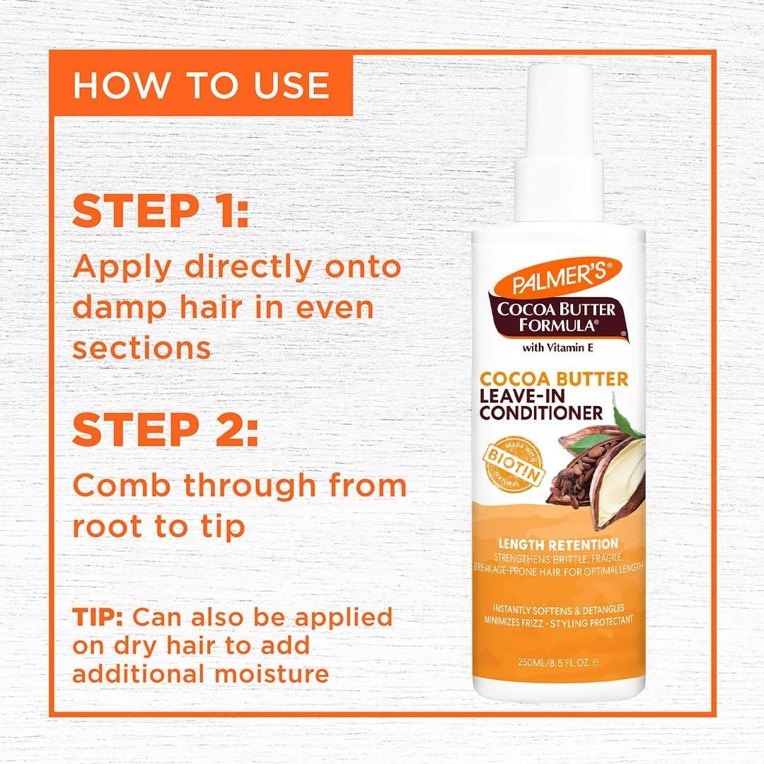 Palmer'S Cocoa Butter Length Retention Leave in Conditioner image number 5