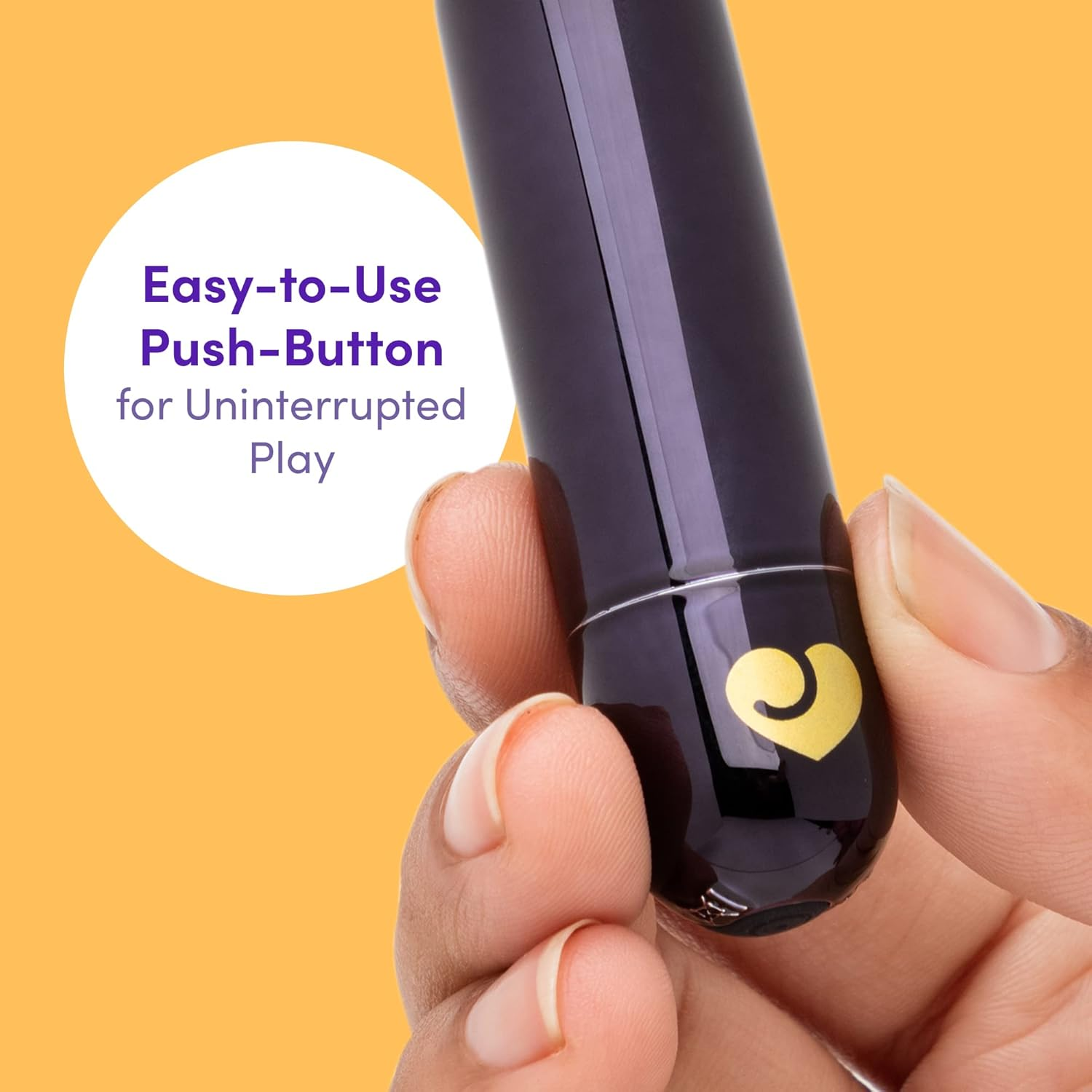 Lovehoney Glow up Bullet Vibrator - 3 Inch Easy to Use - 10 Function Bullet Mini Vibrator for Women - Rechargeable & Waterproof - Black image number 6