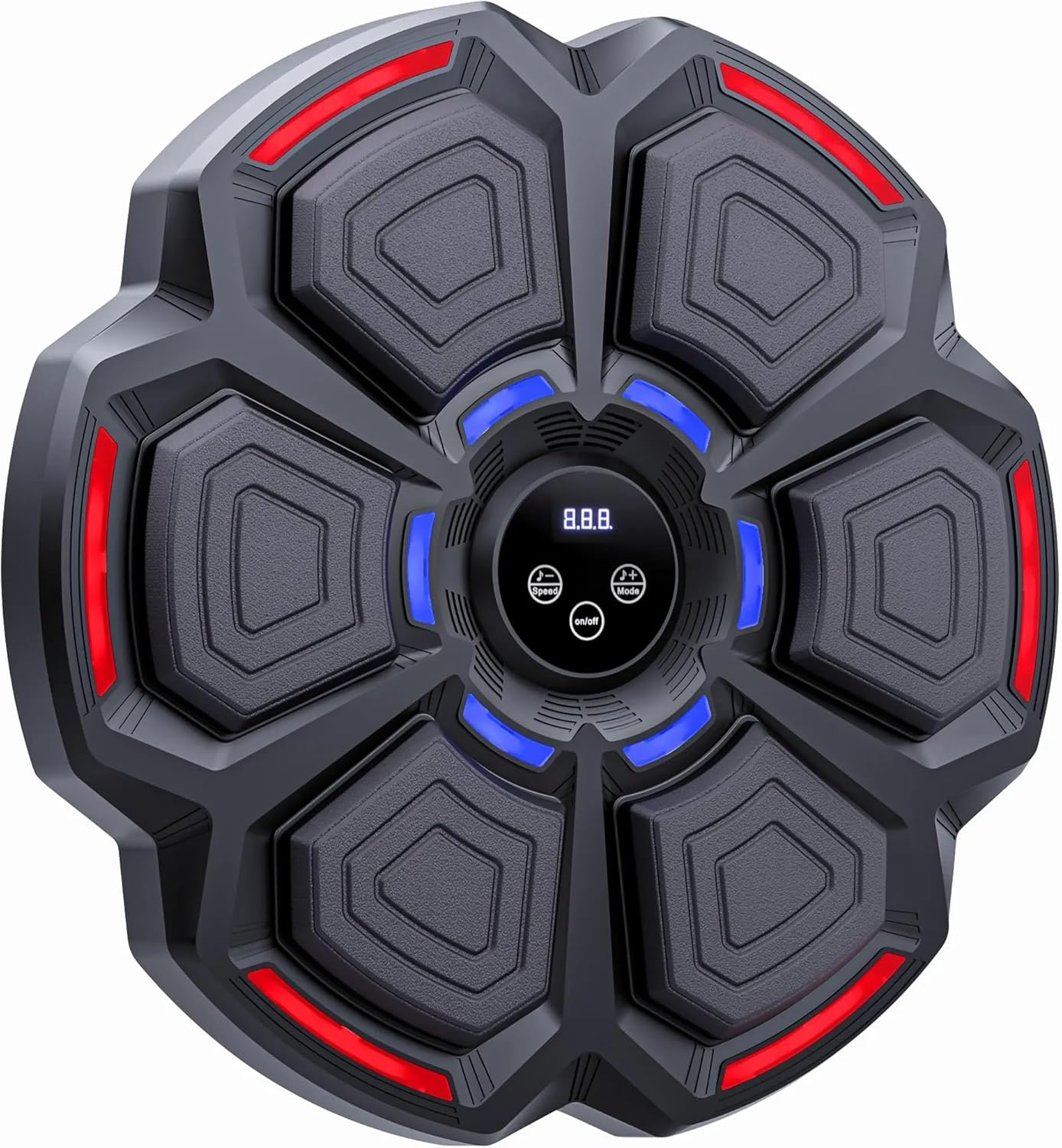 Music Boxing Machine, Wall Mounted Boxing Target,Smart LED Boxing Training Punching Equipment with Bluetooth Boxing Gloves for Home Workout Training image number 3