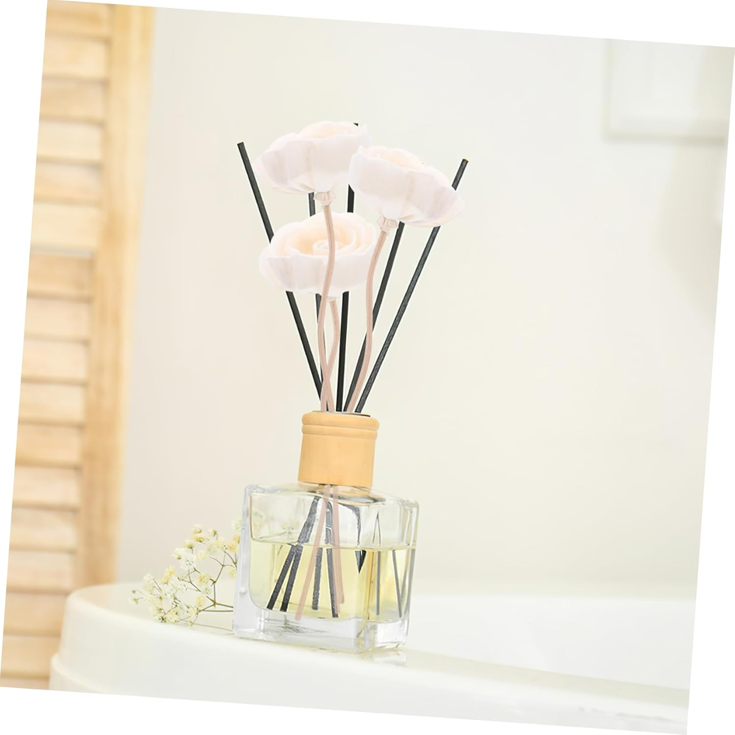 DOITOOL 20Pcs Aromatic Dried Flower Diffuser Sticks for Home Office Spa Scent Diffuser Sticks Aroma for Essential Oil Aroma in Home Decor image number 4