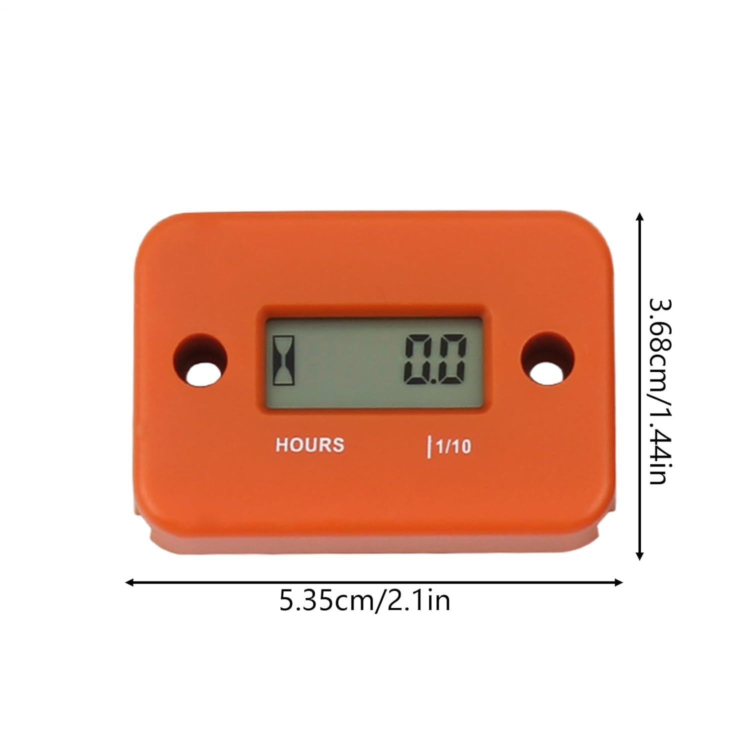 Engine Hour Meter | LCD Timer with Wires - Motorcycle Tach Hour Meter Tachometer,For Lawn Mower Snowmobile Boat Snow Blower Bike Atvs Outboard Motor Generator Pressure Washer