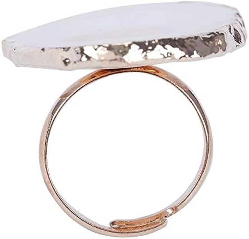 1 Pc Resin Stone Color Nail Art Palette Finger Ring Plate Acrylic Mixing Nail Art Equipmen 5X2.7Cm Zhengpingpai