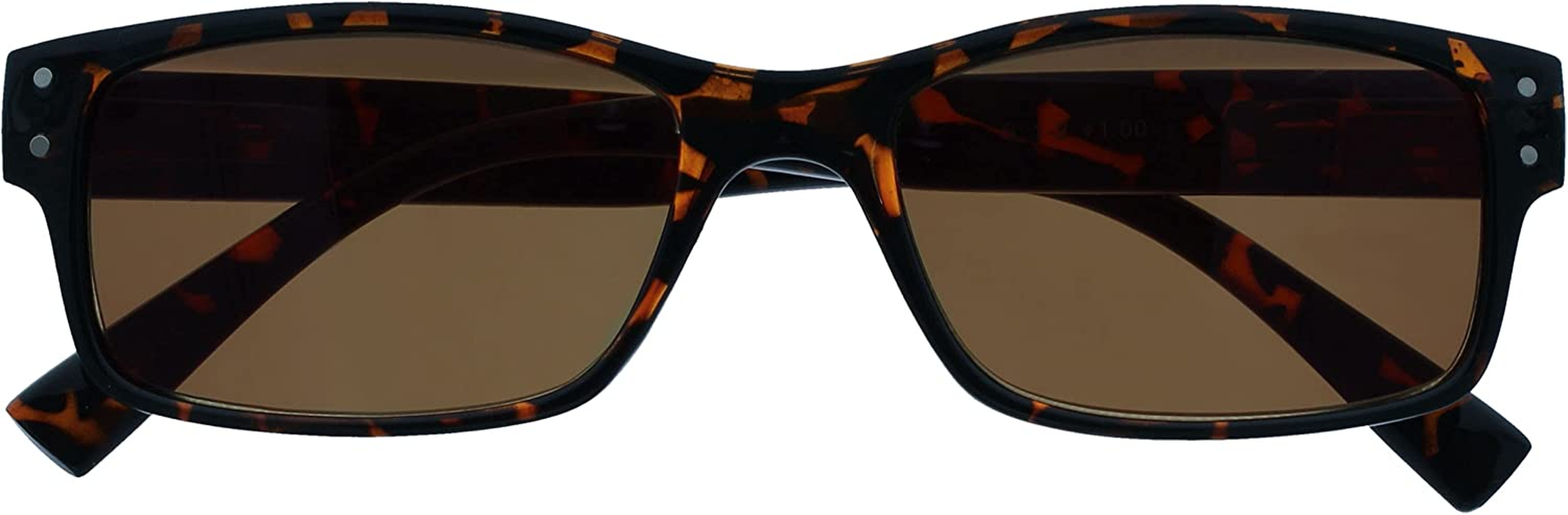 The Reading Glasses Company Mens Large Black Sun Readers UV400 Designer Style Spring Hinges S11-1 +3.00