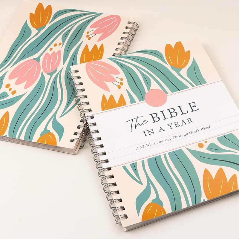 Kicttule the Bible in a Year: 52-Week Study Guide with Daily Reading Plan, Spiritual Growth Devotional Journal for Personal & Group Bible Study image number 1