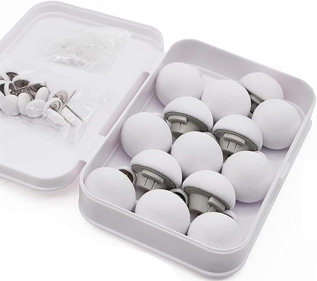 32 Sets Duvet Pin Duvet Clip, Non-Slip Quilt Clip, One Button Unlock Duvet Clip, Duvet Button Fastener, Suitable for Quilt, Cushion, Curtain (White) image number 1