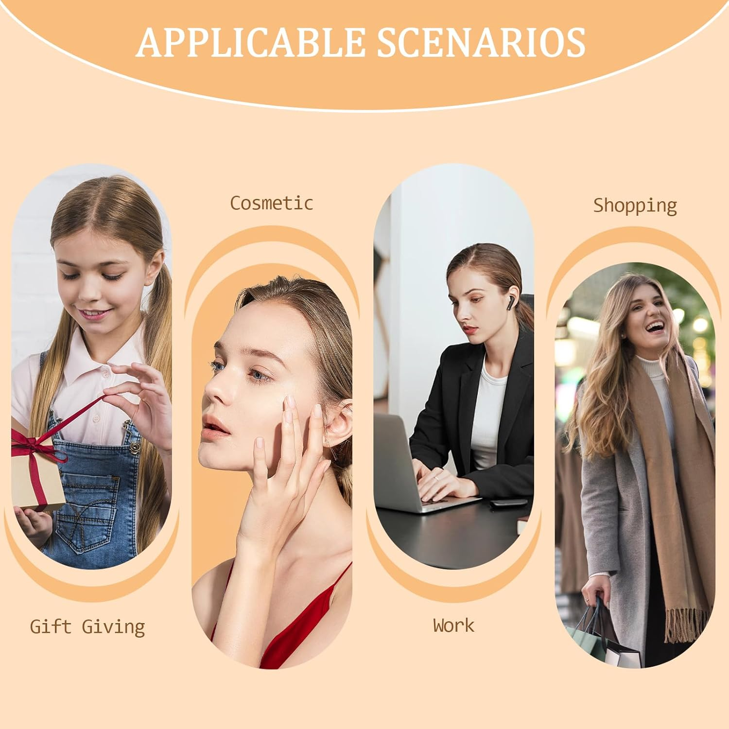 Pack of 6 U-Shaped Hair Pins, French Hair Clips, Large Resin Double Insert U-Shaped Hair Clips, Vintage Hairpin Clip for Women Styling Hair Accessories, Christmas Gifts, Hair Styling Aids