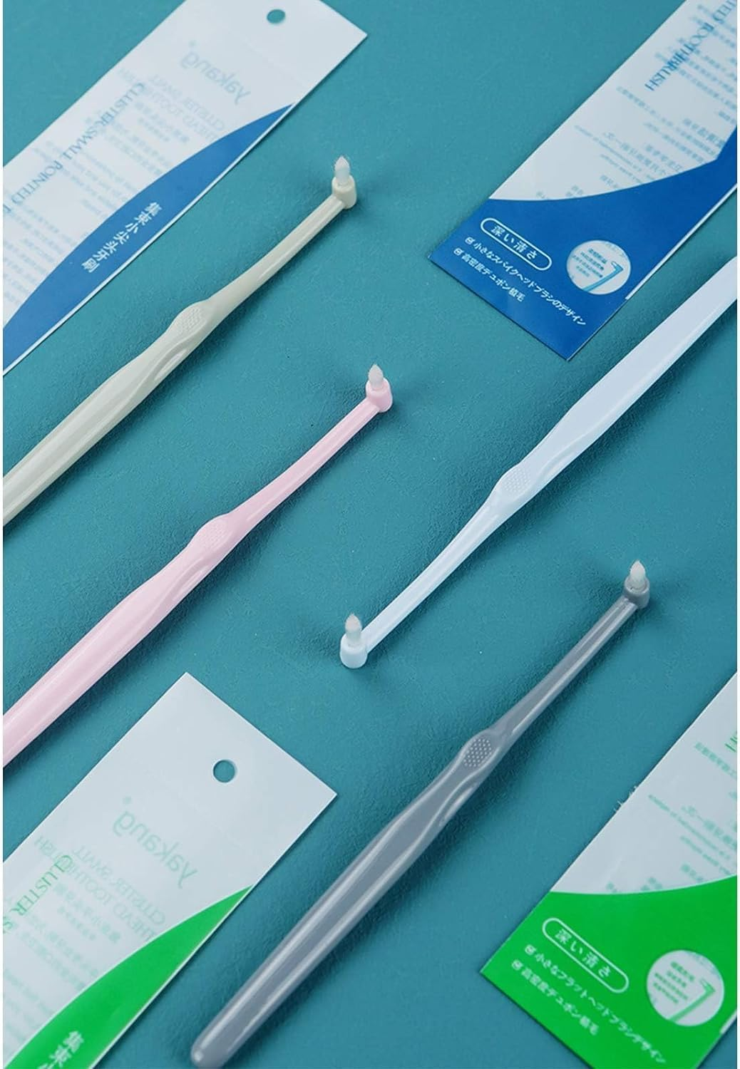 12 Pcs Soft Single Tufted Toothbrush Trim, Betterjonny Interspace Toothbrush, Slim Interspace Teeth Brushes Interdental Brushes for Orthodontic Braces Detail Cleaning image number 5