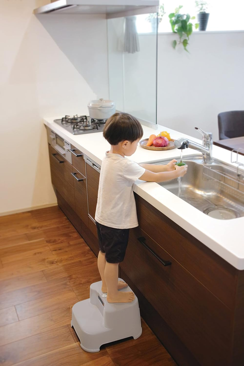 Nishiki Kasei Two-Step Made in Japan, 12.4 X 13.6 X 8.1 Inches (31.3 X 34.7 X 20.6 Cm), Pink Beige image number 6