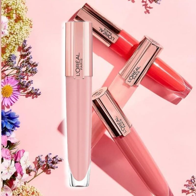 3Pk L'Oreal Paris Glow Paradise Plumping Lip Gloss 7Ml - 402 I Soar image number 3